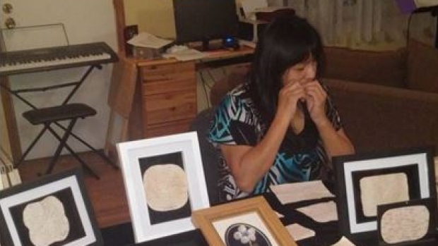 Indigenous artist uses birch bark biting to heal cancer