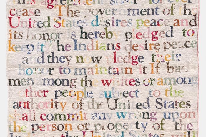 The Broken Promises of American Indian Treaties, Sewn onto Quilts